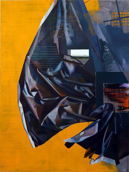 Rayk Goetze: Das erste Gewand, 2020, Öl und Acryl auf Leinwand, 200 x 150 cm

